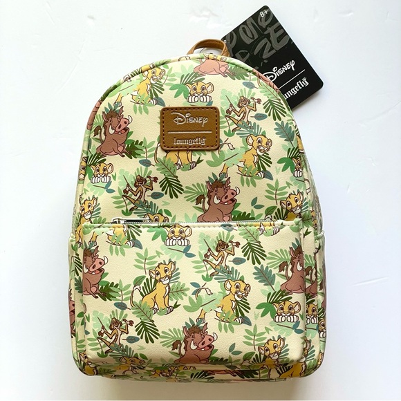 Loungefly Disney The Lion King Simba Timon & Pumbaa Mini Backpack